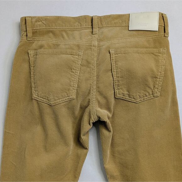 MOUSSY VINTAGE Ailey Corduroy Pants 27 Slim Ankle Tan Khaki Japan Cotton - Picture 7 of 11